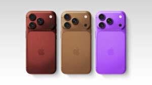 Coffee Burgundy and Purple iPhone 18 Pro Mock 1
