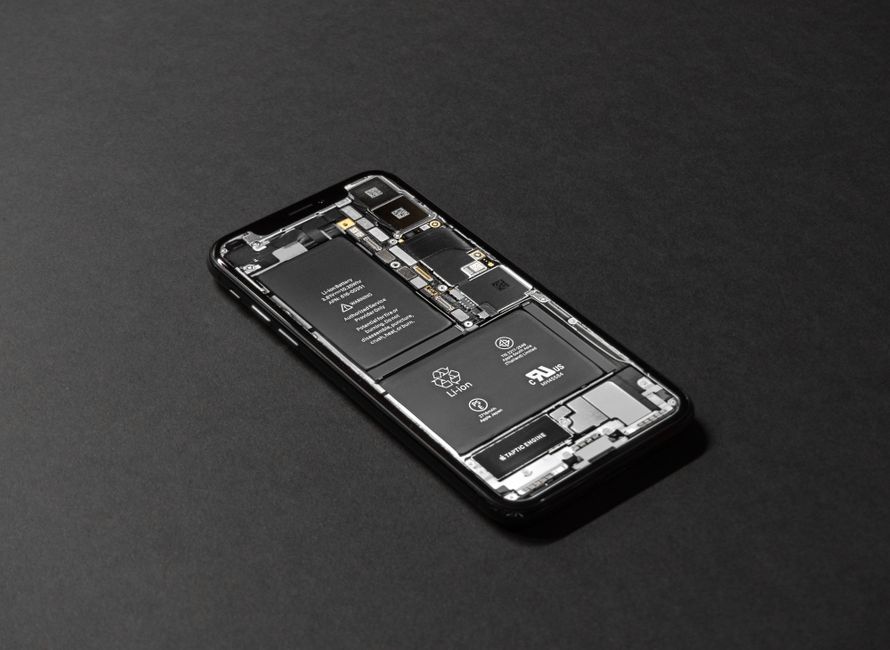 iphone internal layout battery cell